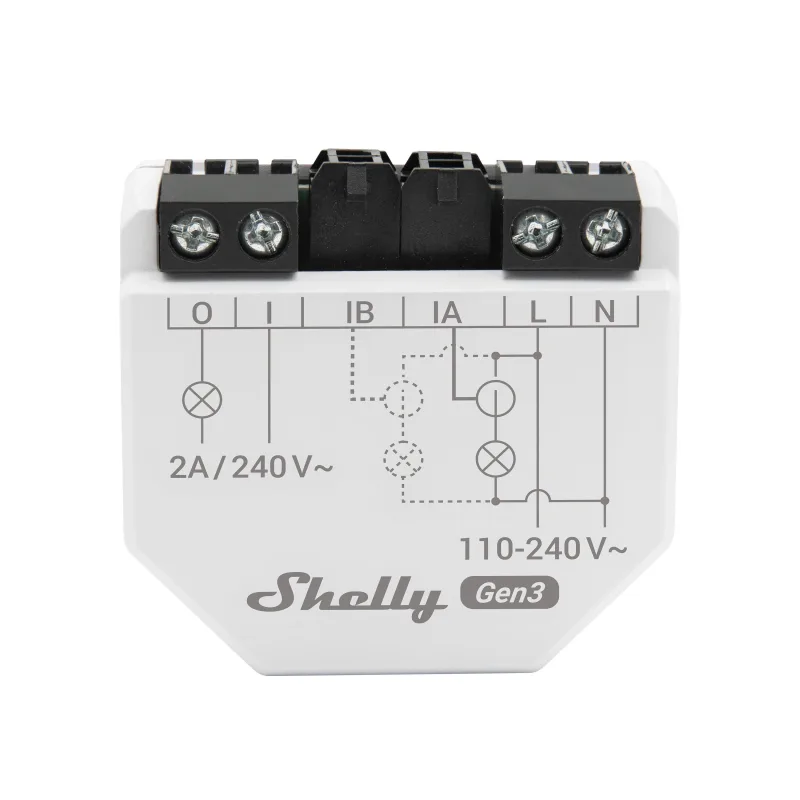 Contador de energía wifi shelly em gen3 + pinza 50a