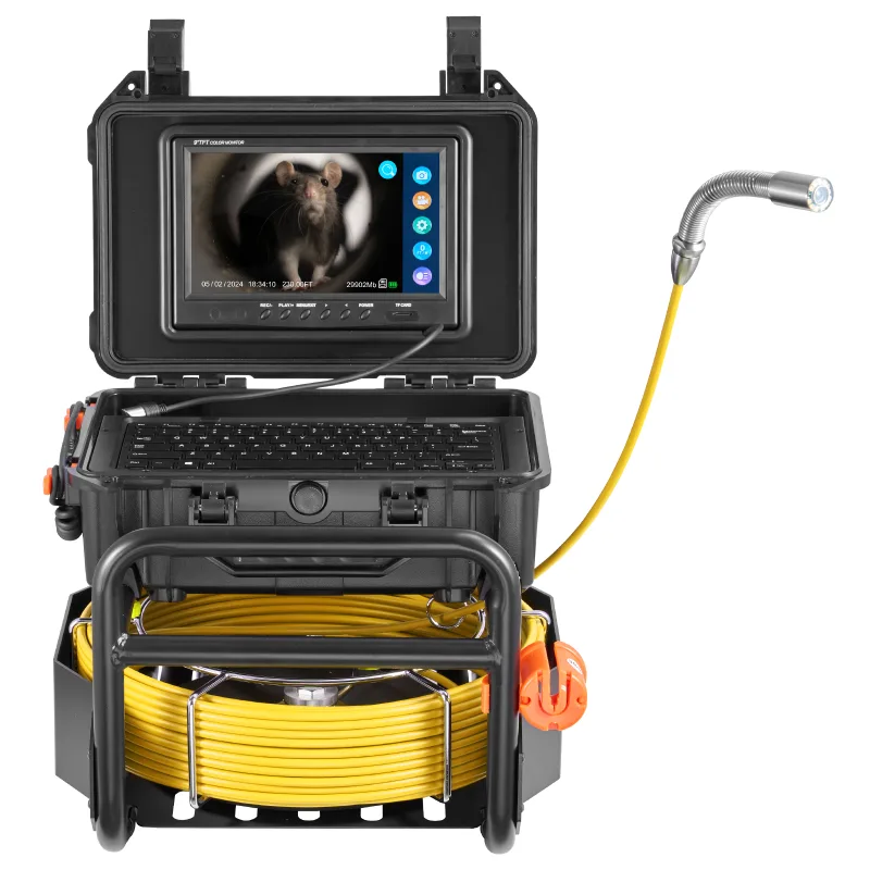 Cámara alcantarillado 70m con nivelación automática,succebuy cámara drenaje,emisor 512hz,contador de distancia