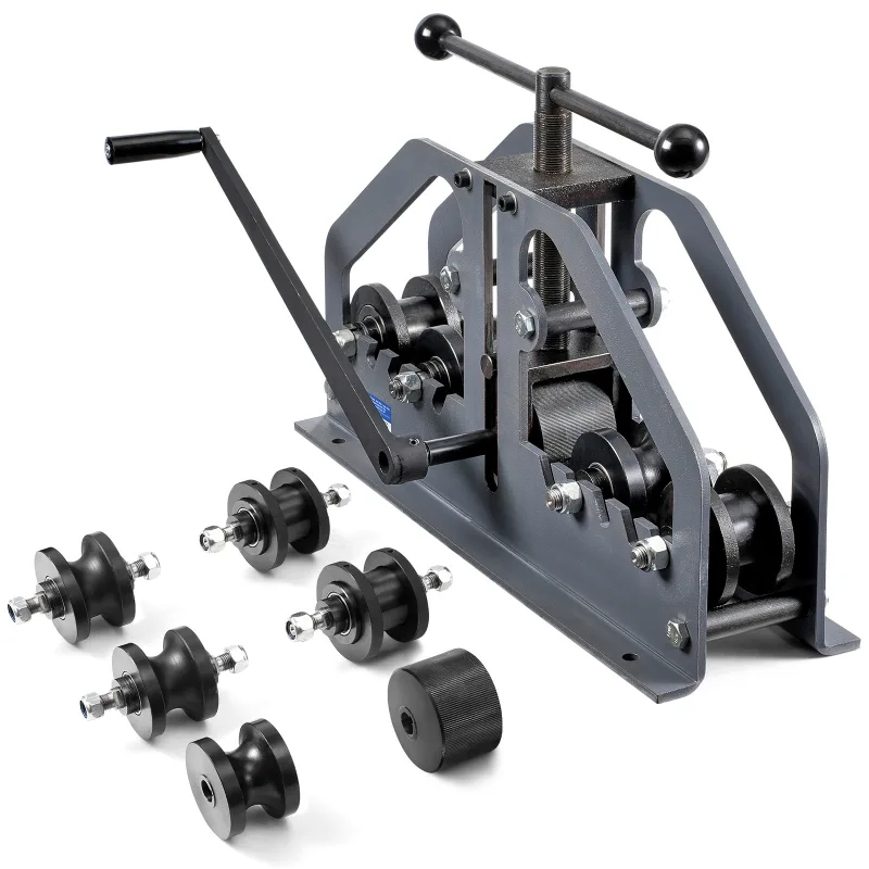 Curvadora de tubos,succebuy curvadora manual para tubos de hasta 1-1/2,con 6 matrices,herramienta de curvado a 360° para tubos de cobre y aluminio