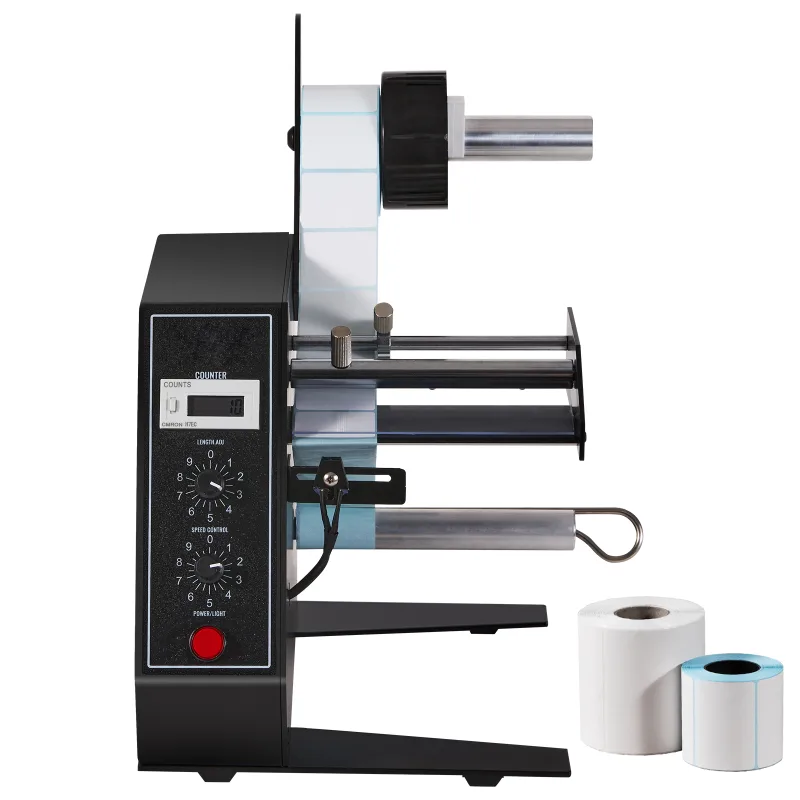 Dispensador automático de etiquetas,ancho succebuy 15-125 mm,largo 3-150 mm,pelador automático de etiquetas,velocidad ajustable