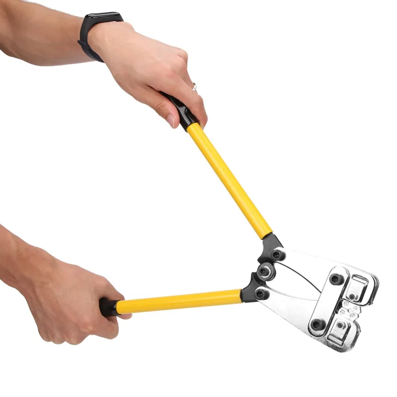 Alicates para crimpar terminales de cables jy‑0650 herramienta de crimpado manual para terminales de lengüeta abierta