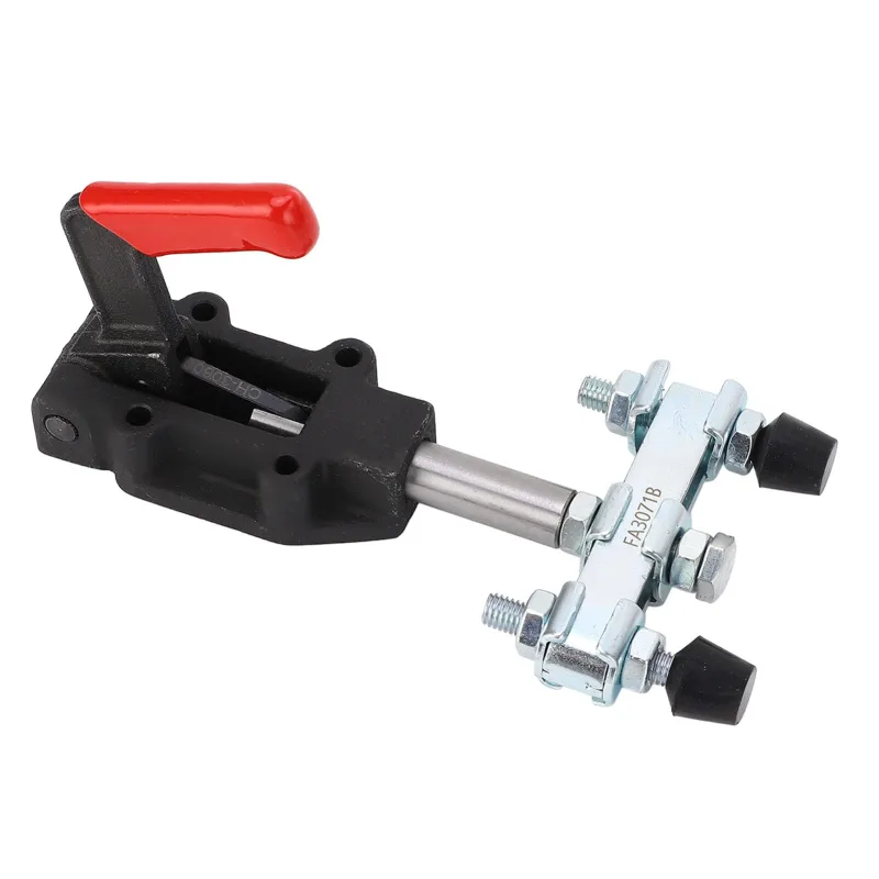 Abrazadera de palanca de doble cabezal de alta resistencia, abrazadera de palanca de empuje y tracción para soldadura, perforación y rectificado