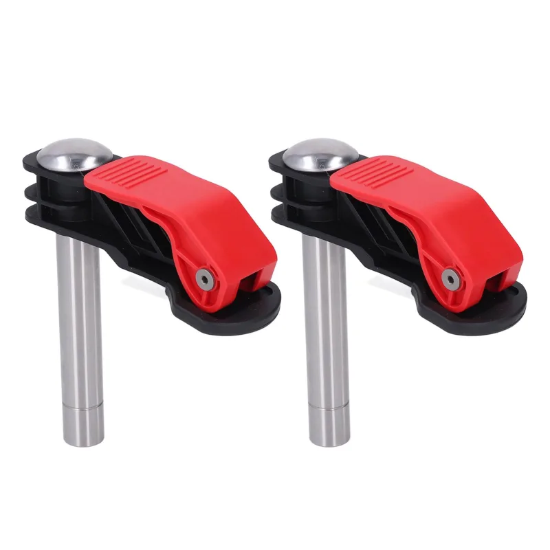 2 abrazaderas de banco de 20 mm con agarre firme y liberación rápida para carpintería