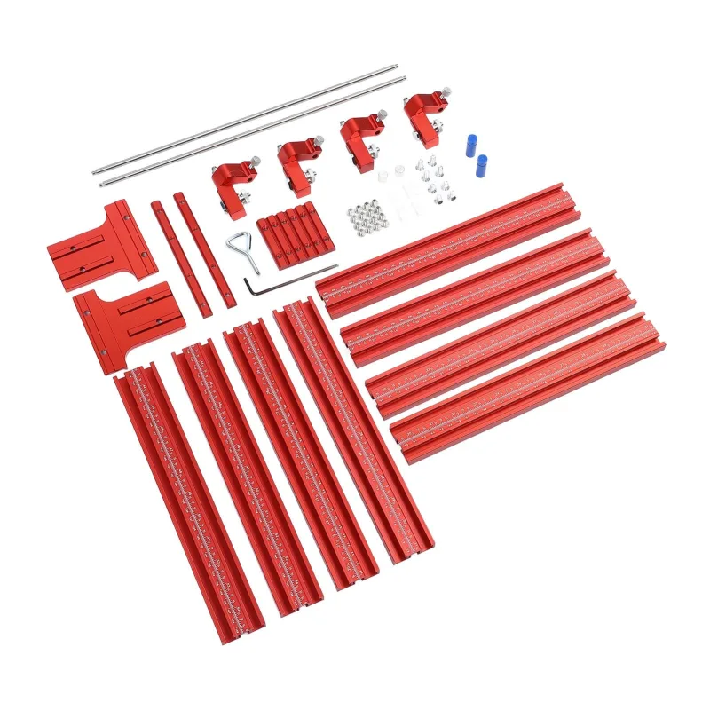 Kit de herramientas universales paralelas para riel guía de sierra de aleación de aluminio para carpintería