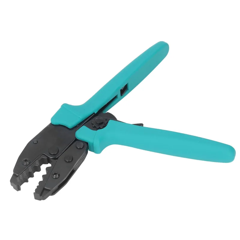 Alicates de crimpado industriales para conectores de terminales con trinquete, herramienta de crimpado de cables de alambre para conectores de termina
