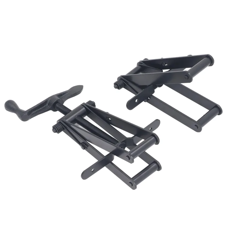 Abrazadera de liberación de presión de 4 vías sistema de sujeción de fijación de esquina de panel de madera de aleación de aluminio juego de soportes