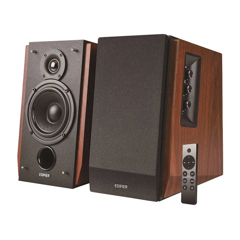 Edifier r1700bts - lautsprecher - bcherregal - kabellos - bluetooth - 66 watt (gesamt) (r1700bts wood)