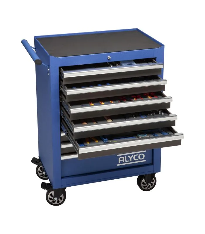 Carro metalico 8 cajones basica marca alyco