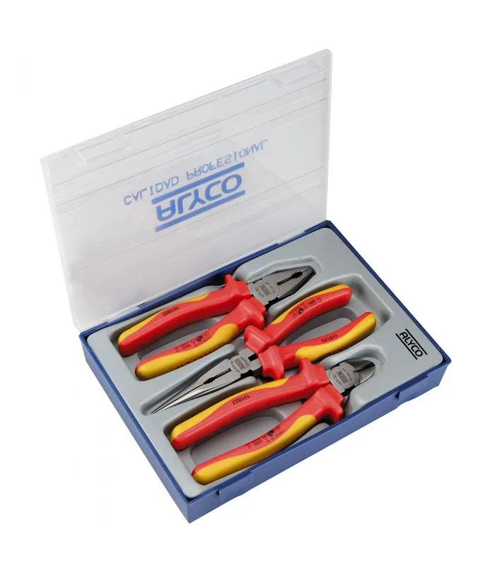 Alyco juego alicate 1000v 3 pz.