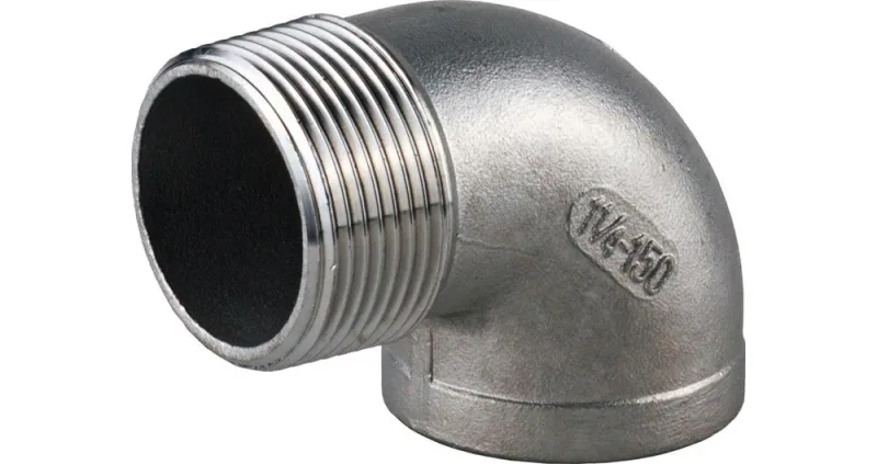 Springer raccord filetage de 90° filet int./ext. nps=1 po. 304