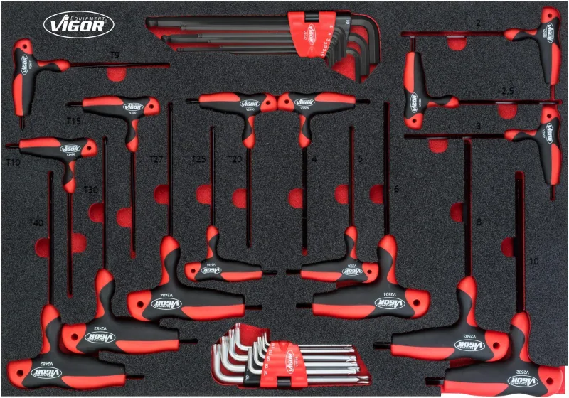 Vigor vigor v5175�a t e set di cacciaviti