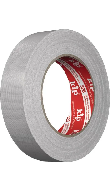 Kip adhésif toilé extra 328 gris clair longueur 25 m largeur 30 mm