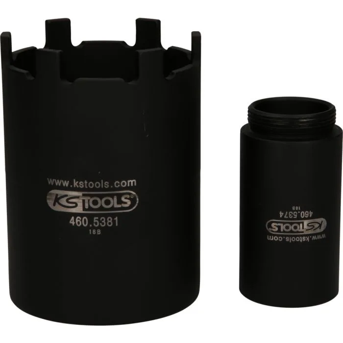 Ks tools jeu de clés d'écrous à encoches avec tube de guidage pour