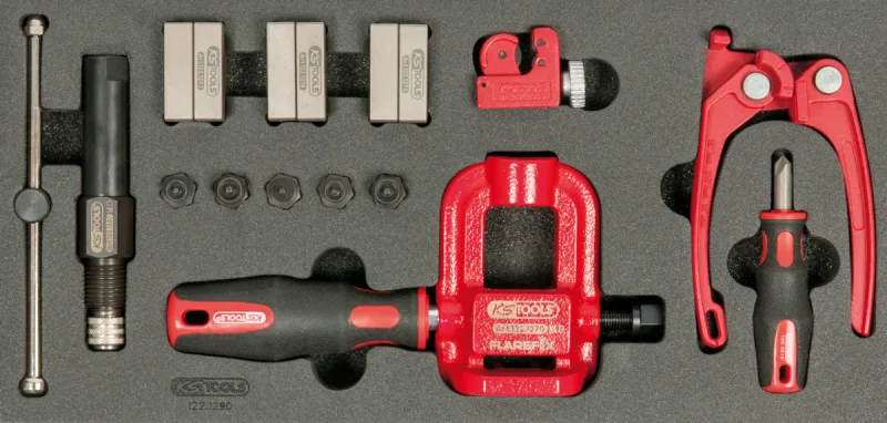 Ks tools appareil à collets pour conduites de frein avec vérin