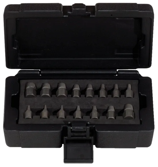 Ks tools jeu d'extracteurs pour vis creuses, 15pcs