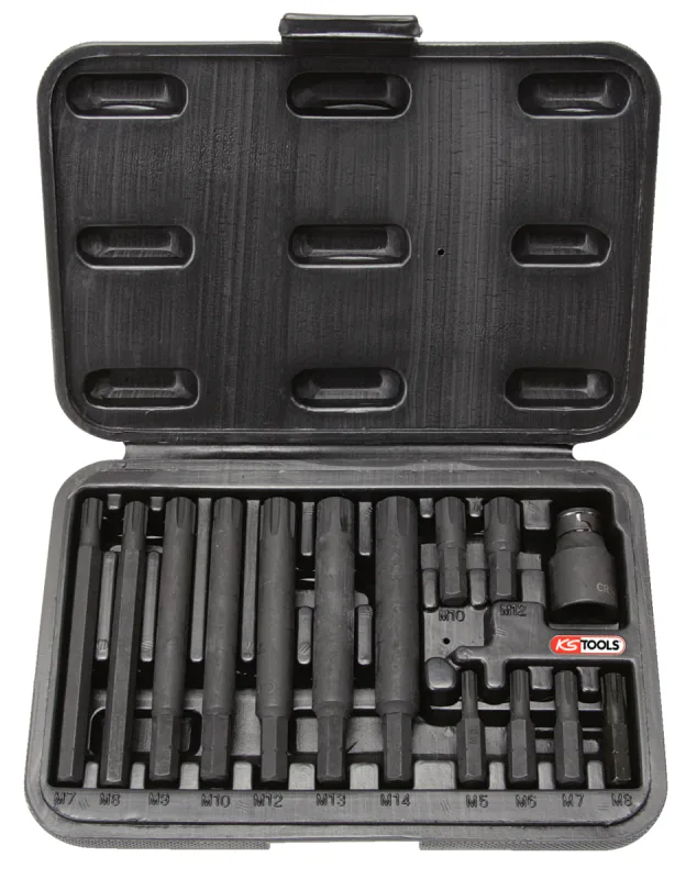 Ks tools 5/16 coffret d'embouts ribe®, 14 pcs