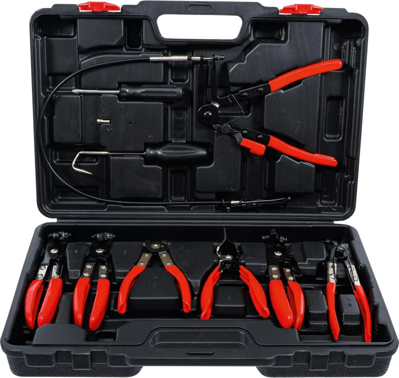 Juego de alicates para abrazaderas de mangueras | 10 piezas