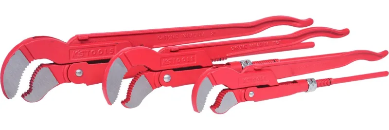 Ks tools jeu de clés serre-tubes suédoises, 3 pc