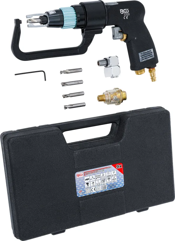 Juego quita-puntos de soldadura neumático