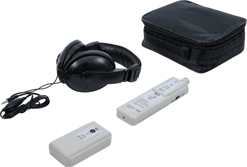 Detector ultrasónico de fugas en tanques de gas, aire, agua