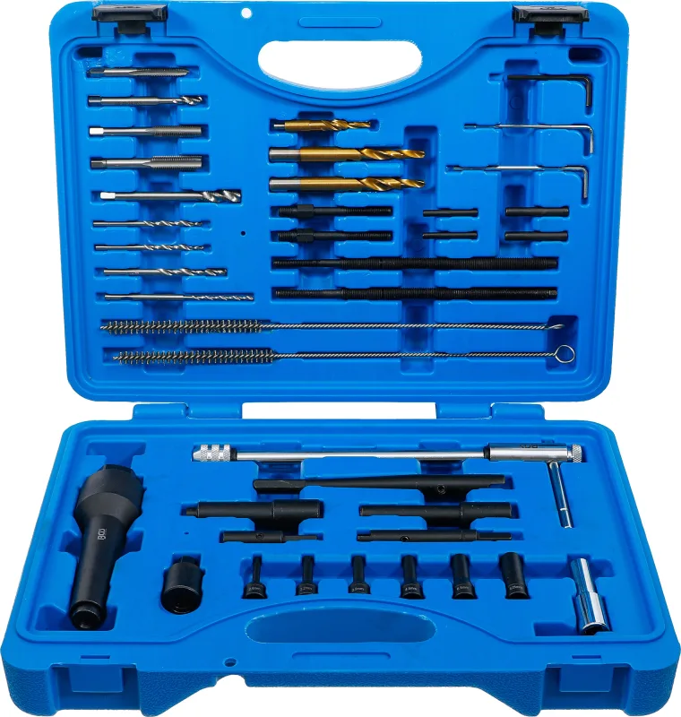 Juego de extracción de calentadores y reparación de roscas | m8, m10 | 41 piezas