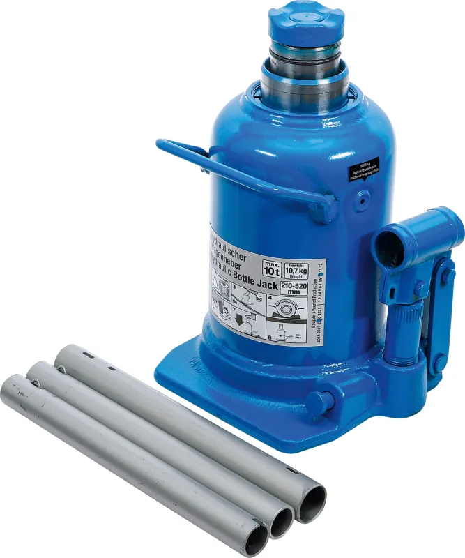 Gato de botella hidráulico para vehículos | 10 t