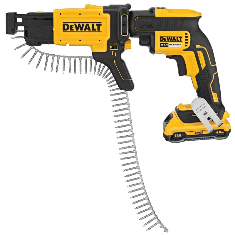 Atornillador a batería dewalt 18v sin escobillas - 2 baterias - dcf620m2k-qw