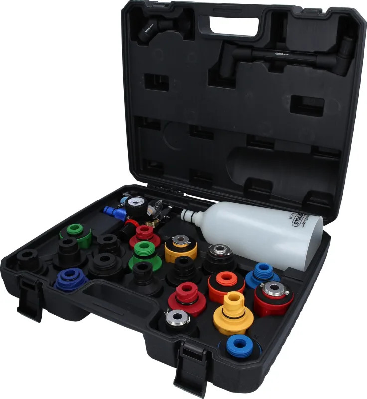 Ks tools master jeu d'entonnoirs de remplissage d'huile avec raccord