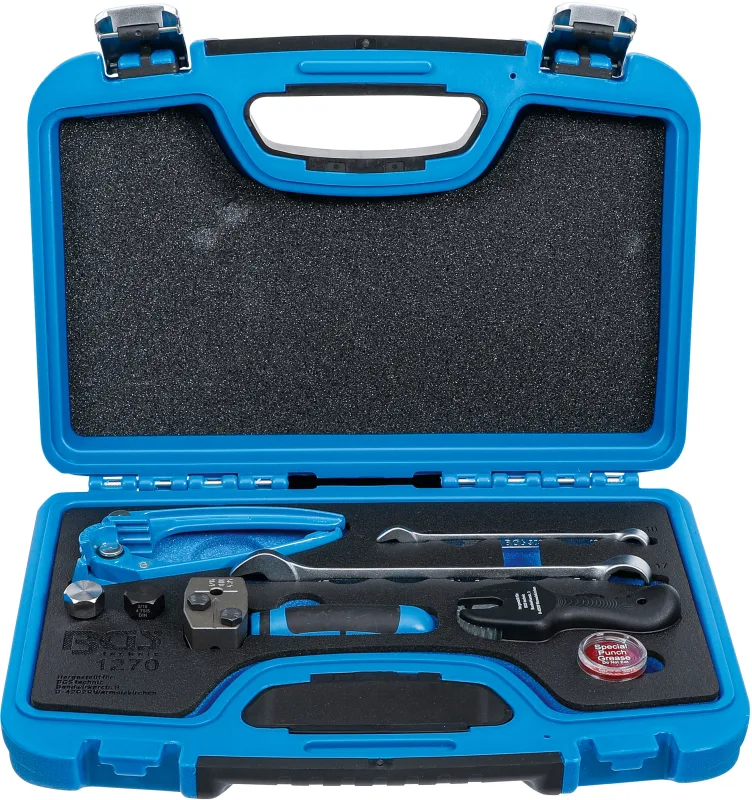 Juego de herramientas de abocardado, doblado y corte | para tuberías de freno de 4,75 mm (3/16”)