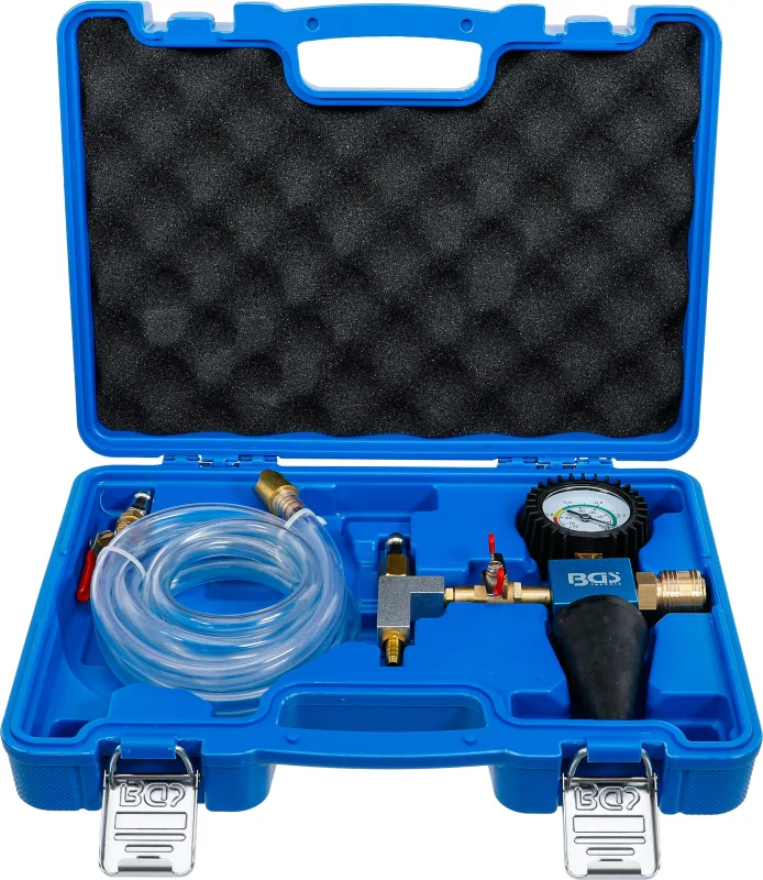 Juego de prueba y relleno del sistema de refrigeración