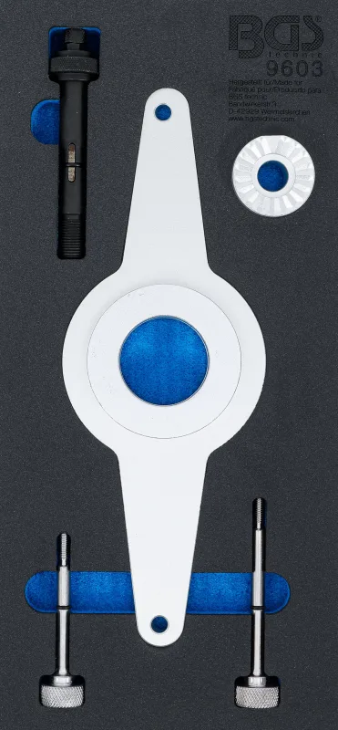 Bandeja para carro 1/3: juego de herramientas para amortiguador de vibraciones | para vag 1.8 y 2.0 tfsi