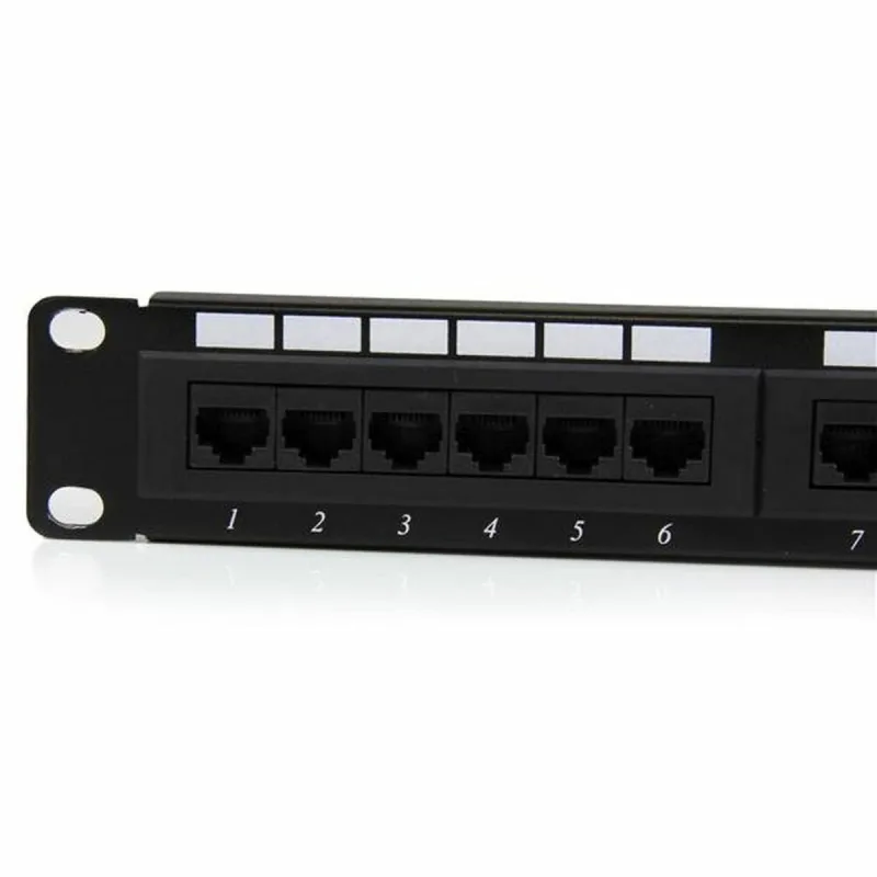 Patch panel 24 puertos utp categoría 6 startech c6panel24