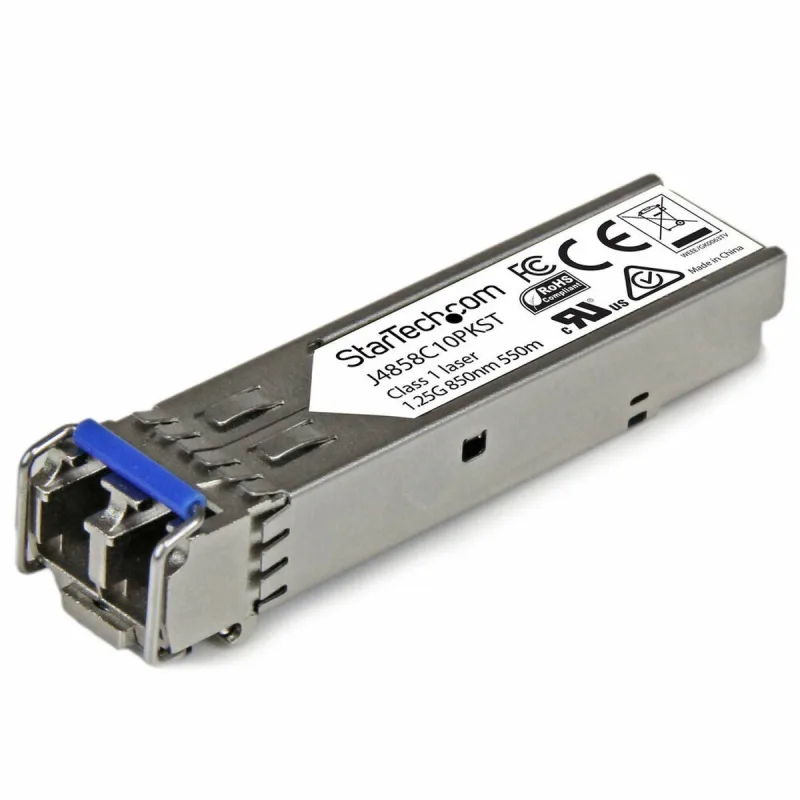 Módulo fibra sfp monomodo startech j4858c10pkst (10 uds)