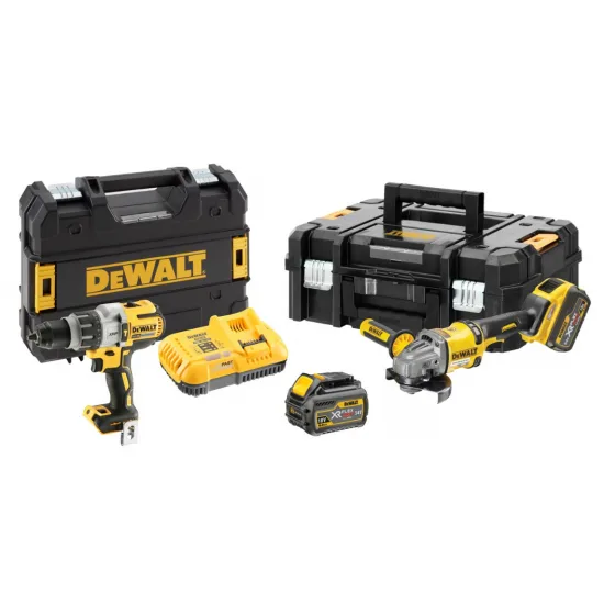 Dewalt kit 18v/54v dck2055t2t (dcg414 + dcd996 + 2 x 6,0ah + dcb118 + 2 x tstak ii)
