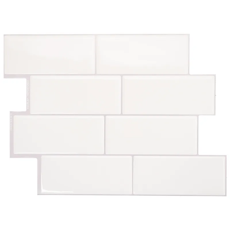 Revestimiento adhesivo mural blanco metro campagnola de 0.29 x 0.21m