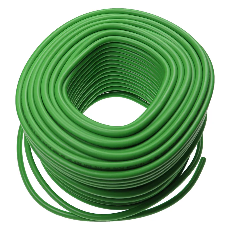 Vhbw cable de instalación cat 5e reemplaza siemens simatic 6xv1840-2ah10 para sistema de red - cable de red, verde, 50 m