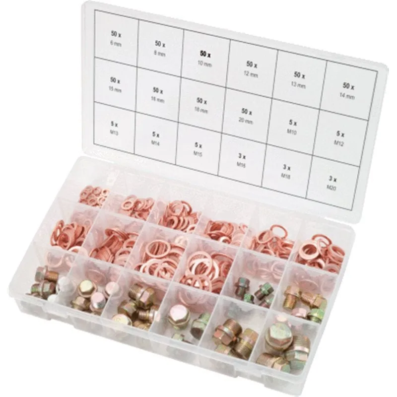 Ks tools assortiment de vis de vidange carter et joint, 534 pcs