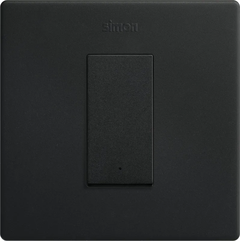 Kit interruptor conectado 1 módulo simon 270 io negro mate