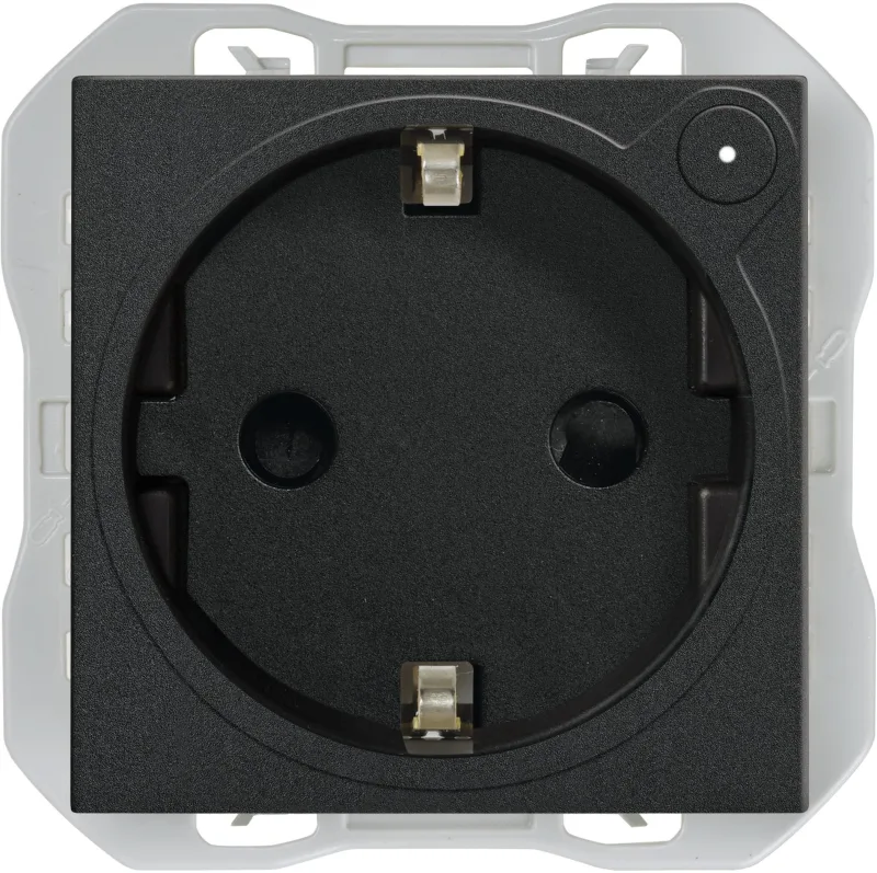 Enchufe simon 270 io negro mate