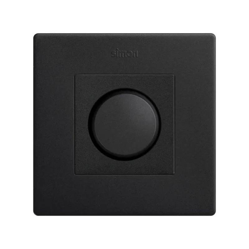 Regulador led giratorio simon s270 negro mate
