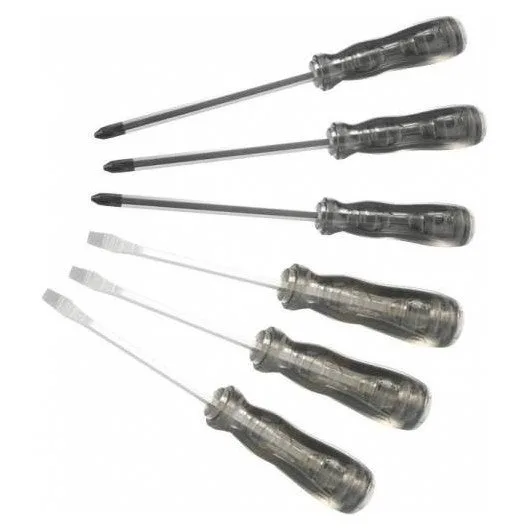 Juego de 6 destornilladores de acetato sam - tcetphj6
