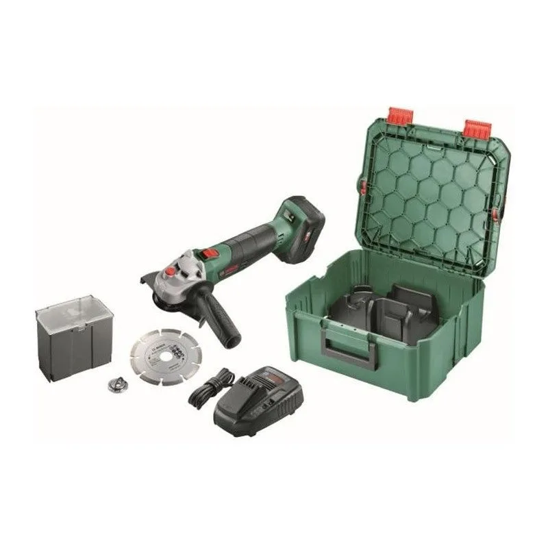 Grinder de ángulo de batería 18v advancedgrind | 1x batería 4.0 ah incl. accesorios