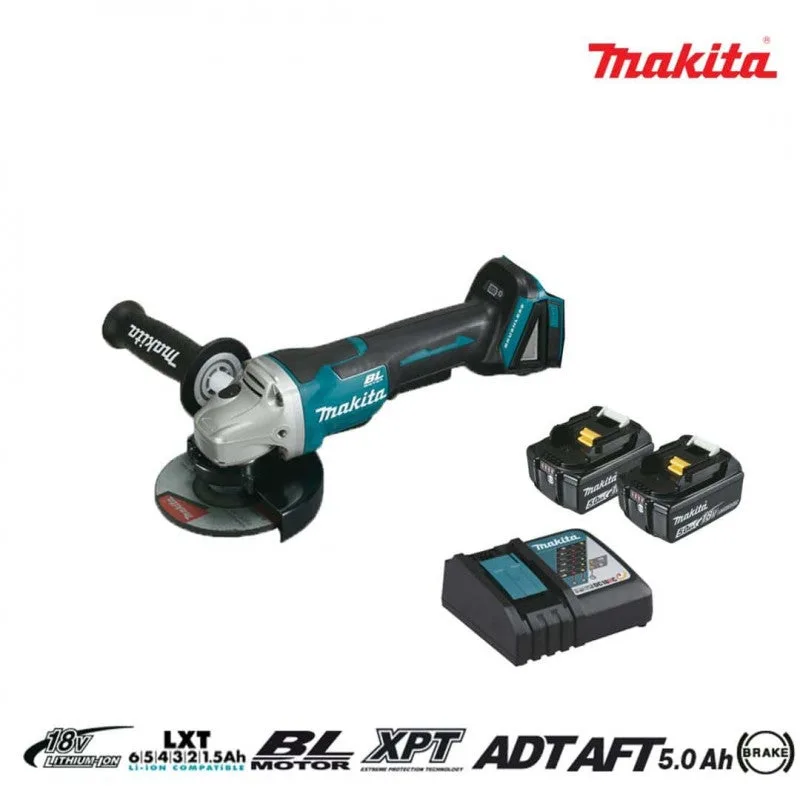 Makita ponceuse d'angle à accu dga 504 rtj