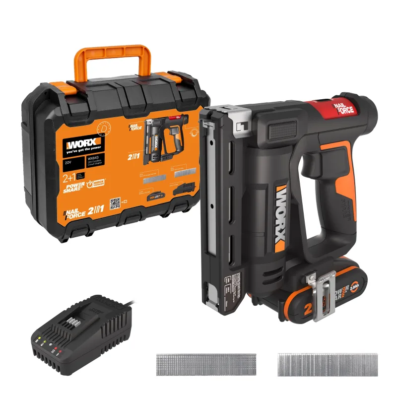 Grapadora clavadora worx 20v2ah