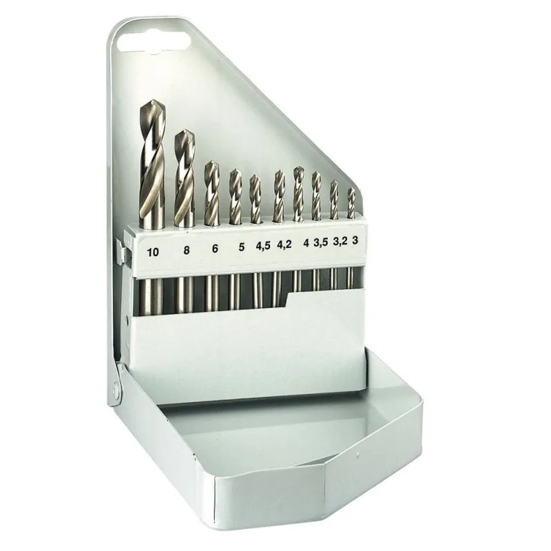 Estuche brocas alpen cobalto nirosta 10 piezas