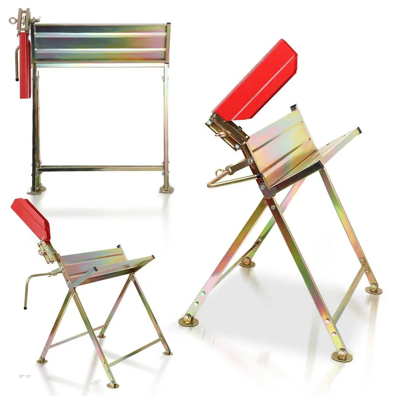 Registrador con soporte para motosierras plegables de 150 kg de metal log