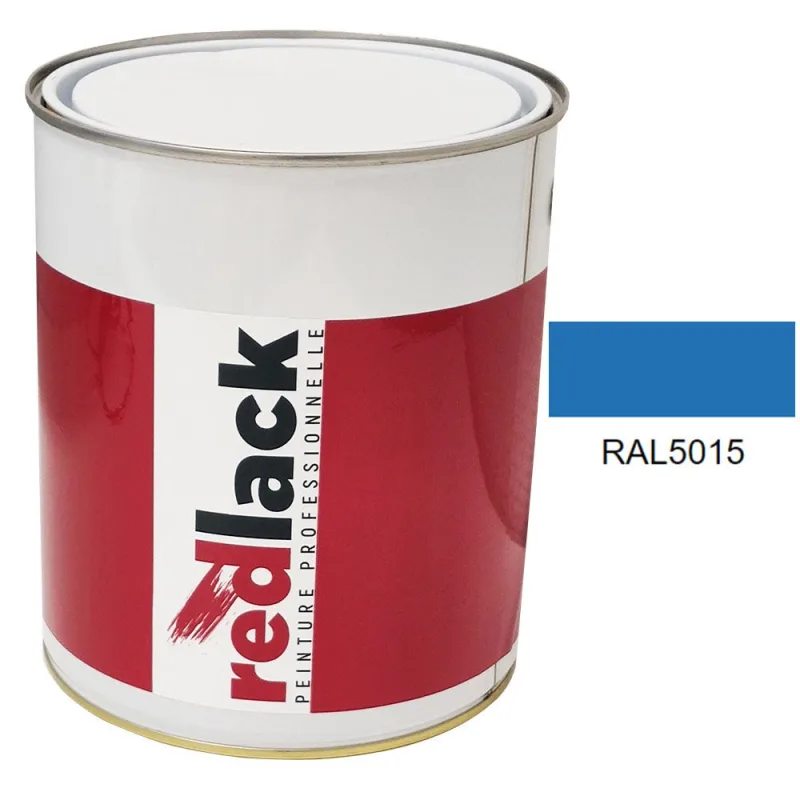 Pintura multi-superficie - ral 5015 azul cielo - acabado mate - 3l - redlack - ral5015