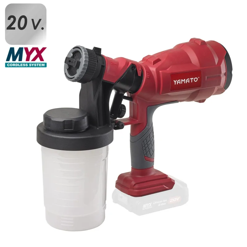 Pistola pintura a bateria 20 v. sin bateria