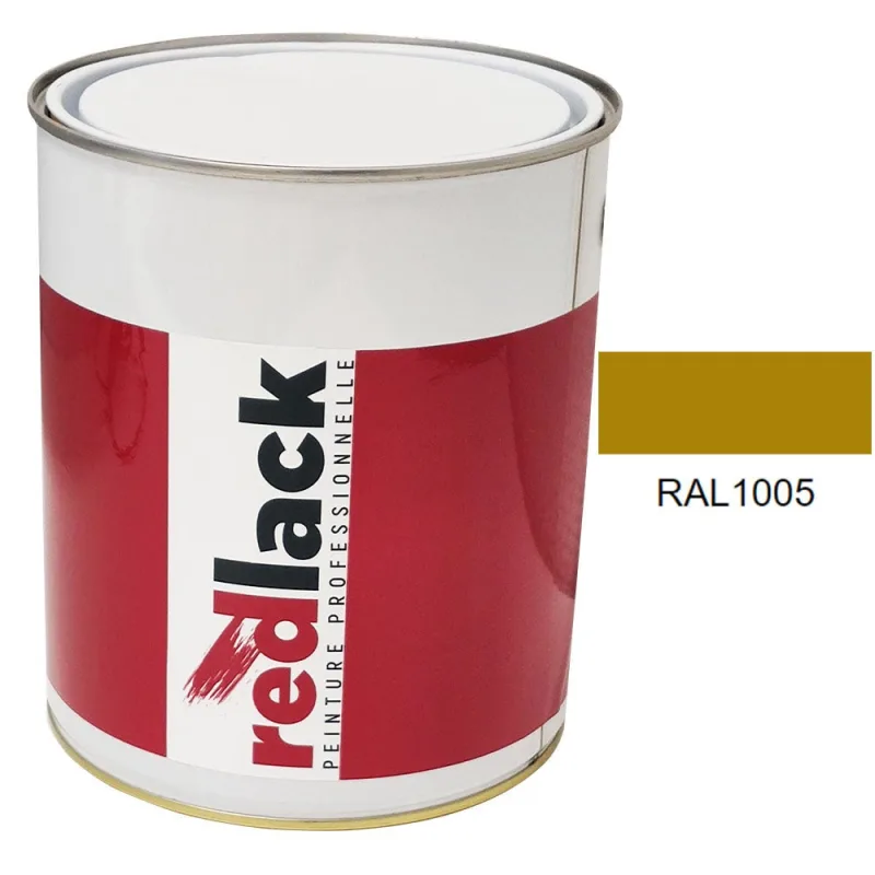 Pintura multi-superficie - ral 1005 amarillo miel - acabado brillante - 3l - redlack - ral1005