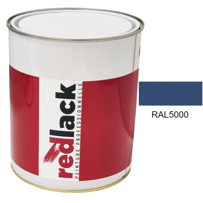 Pintura multi-superficie - ral 5000 azul violeta - acabado satinado - 3l - redlack - ral5000